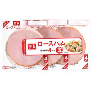 ショッパーズプライス ロースハム（３連・４連パック）