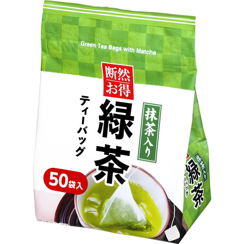 断然お得 抹茶入り緑茶ティーバッグ